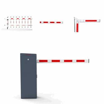 Professional Aluminum Alloy Automatic Boom Barrier Gate with Integrated Night-Vision Surveillance Camera – Advanced Security Access Control System